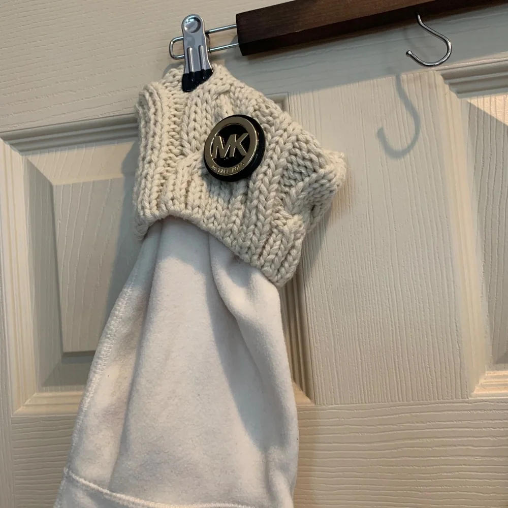Michael Kors Cream Boot Socks sz L/XL